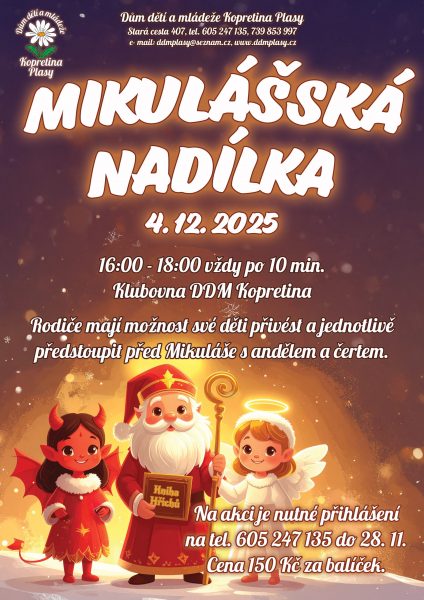 Mikulášská nadílka 2025
